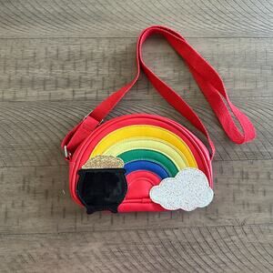 Red Rainbow Pot of Gold Purse